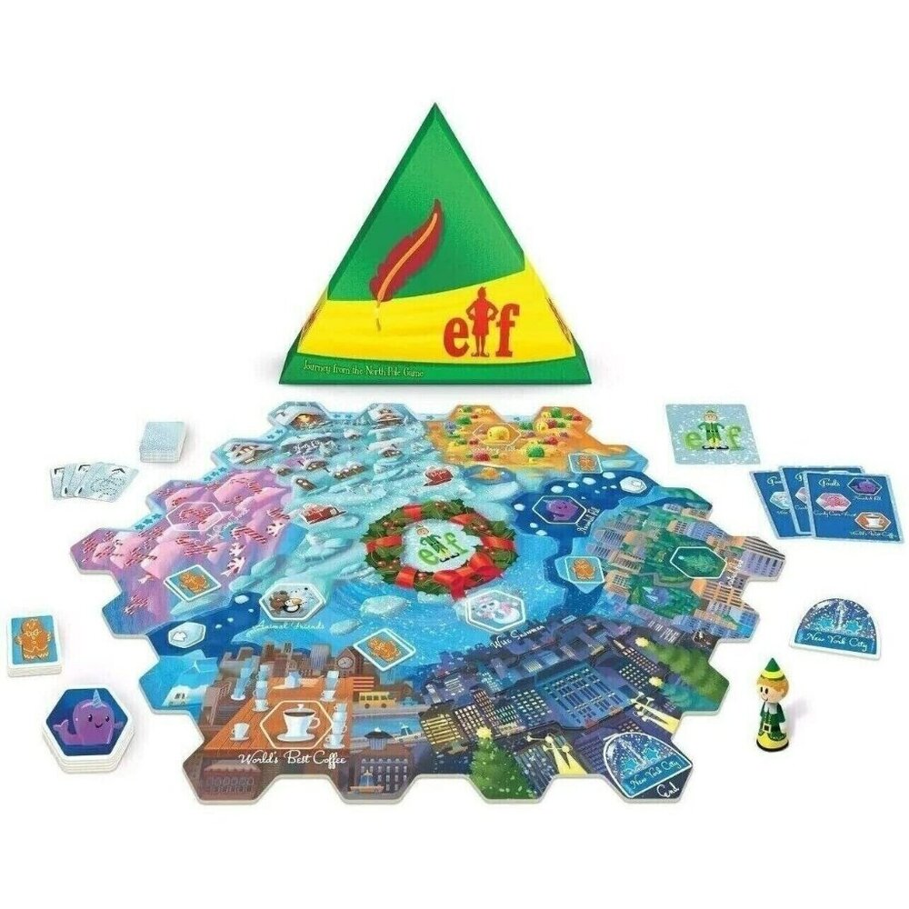 Funko Games Buddy The ELF Journey From The North Pole Board Game - Picture 1 of 11